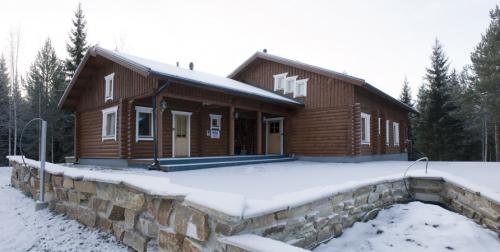 Talvella huvila Tahkolla